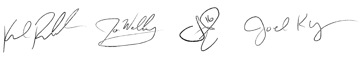 Alltroo Founders' Signatures